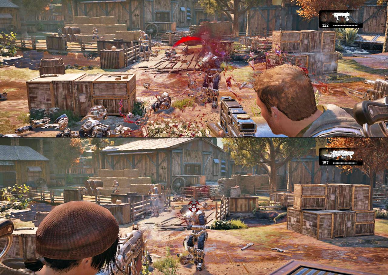 [11/11/2016] Dynamisches Duo: Im Splitscreen-Modus werden Detailgrad und Auflösung nur leicht heruntergeschraubt, so dass jede Menge Koop-Spaß aufkommt. (Xbox One)