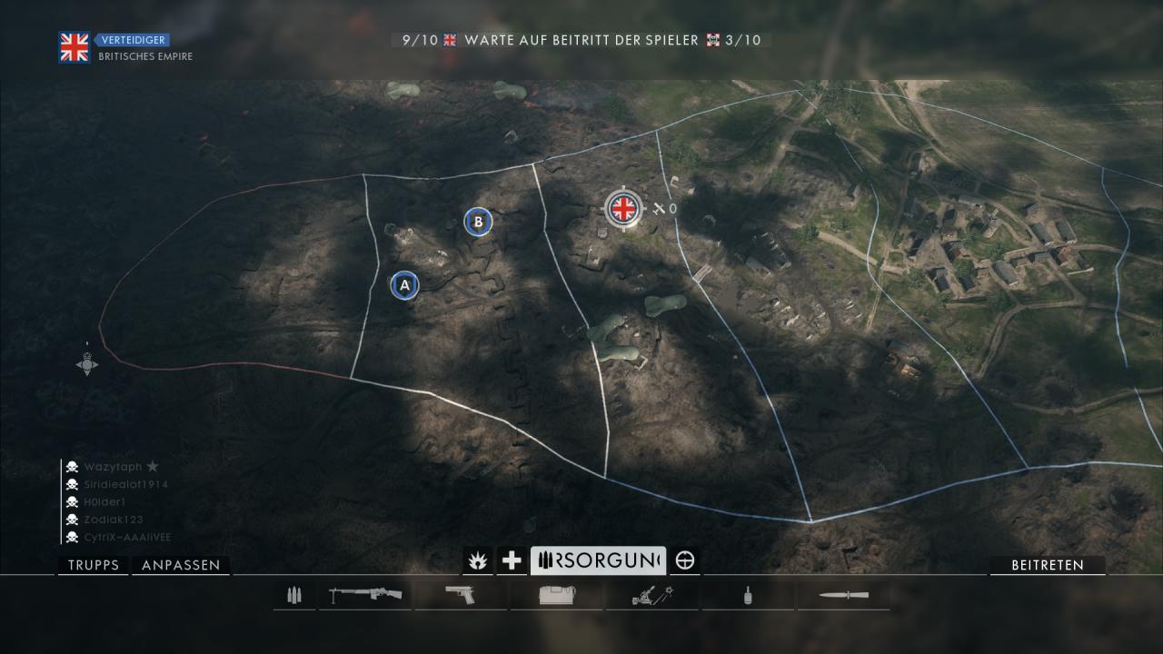 [11/11/2016] Battlefield 1: Operation Kaiserschlacht - Peronne: Sektor 1