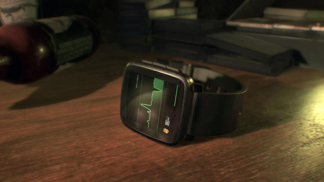 [29/11/2016] Von High-Tech-Utensilien ist in Resident Evil 7 nicht viel zu sehen - mit Ausnahme dieser seltsamen Armbanduhr.