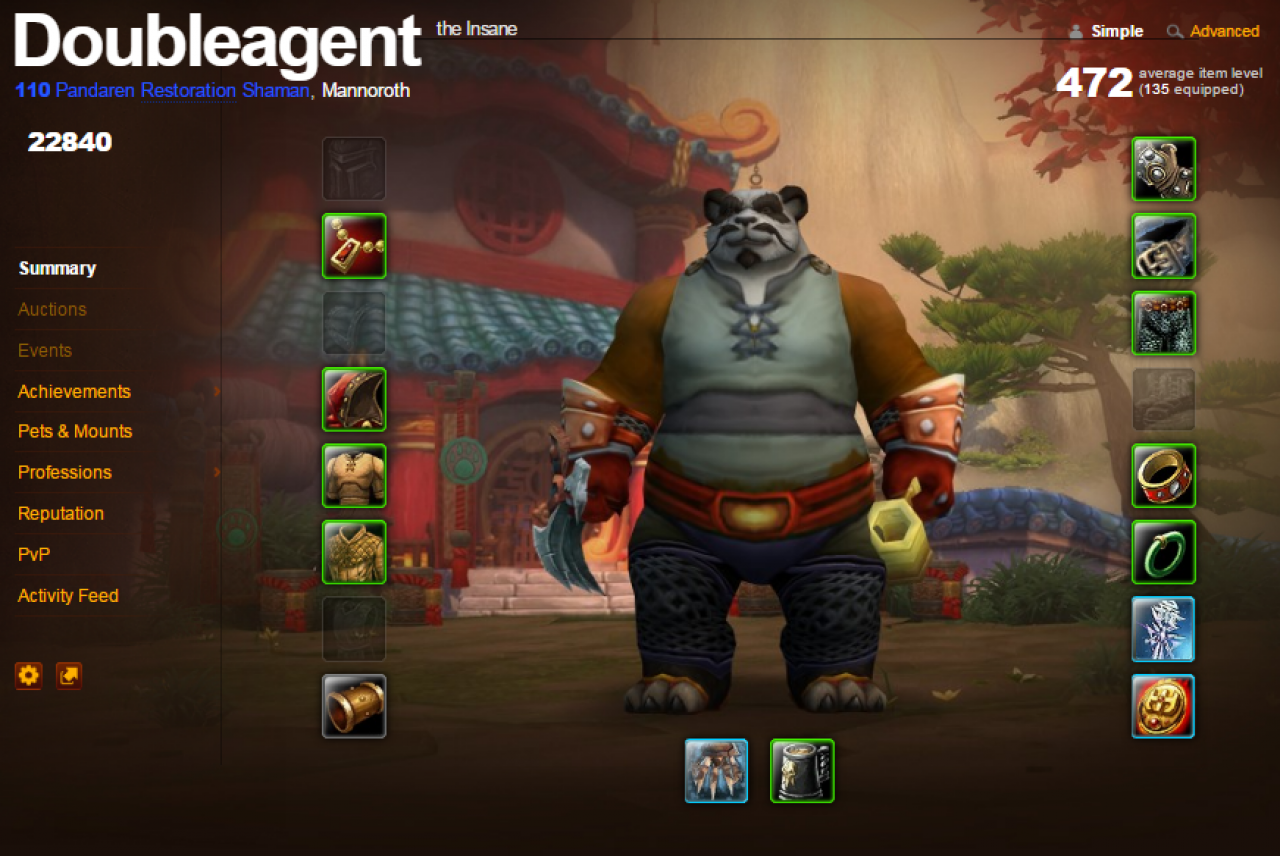 [25/11/2016] Ding! Neutraler Pandare Doubleagent ist Level 110