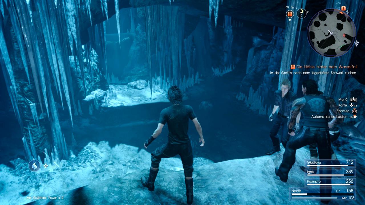 [02/12/2016] Das Königsgrab hinter dem Wasserfall.