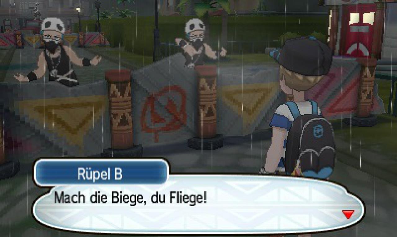 [12/12/2016] Team Skull blockiert unseren Weg.