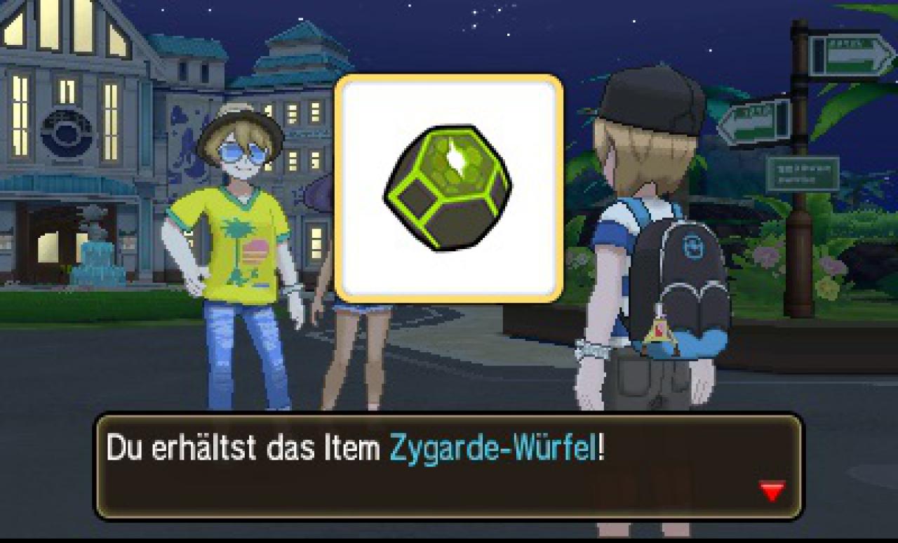 [02/12/2016] Mit dem Zygarde-Würfel können wir Zygarde-Zellen finden.