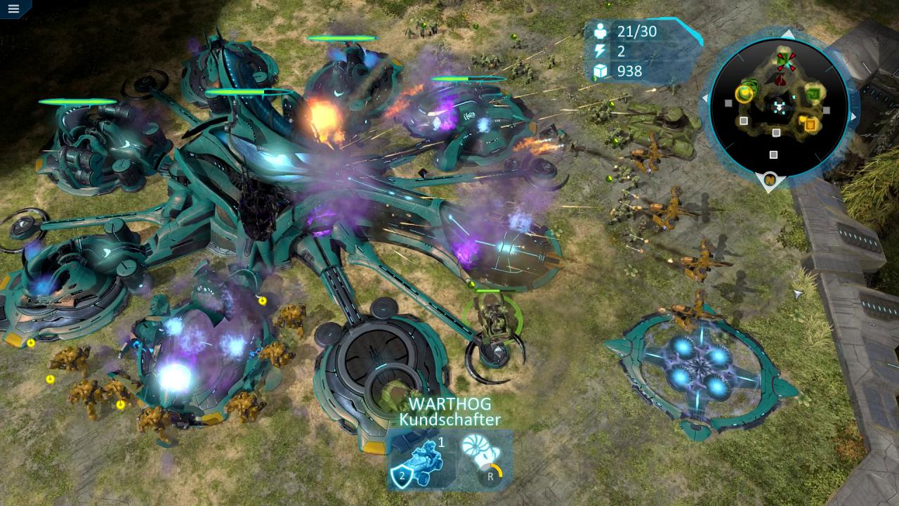 Neben einem Koop-Modus und einer Story-Kampagne bietet Halo Wars auch Multiplayer mit mehreren Spielmodi.