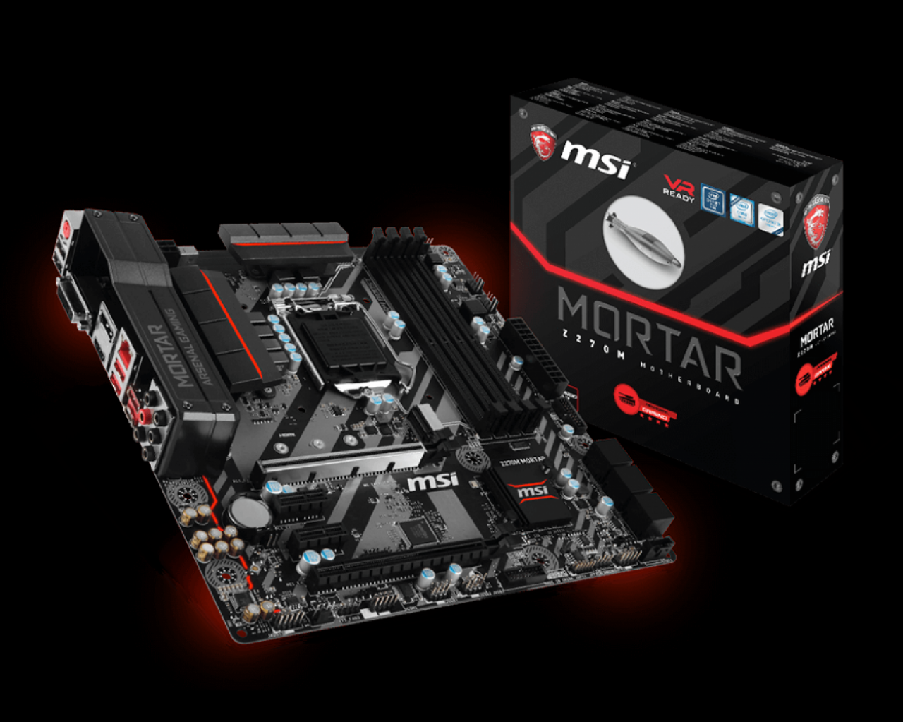 [26/01/2017] µATX-Mainboard für Übertakter: MSI Z270M Mortar, ab 140 Euro