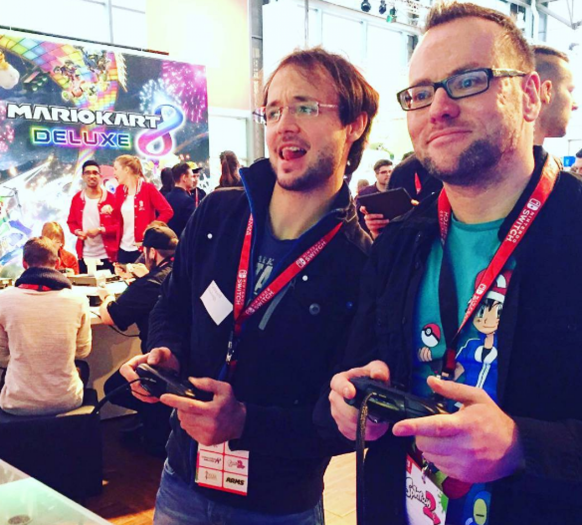 [17/01/2017] Mario Kart 8 Deluxe: Ob Thomas wohl nur für die Kamera lächelt?