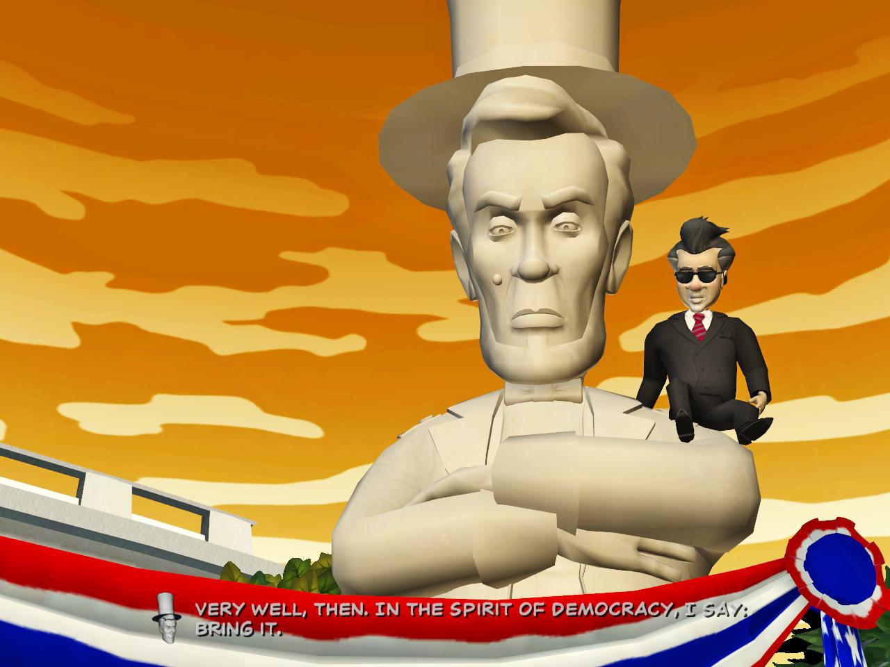 [02/02/2017] Abraham Lincolns lebendig gewordene Statue gehört zu den skurrilen Highlights der ersten Sam & Max-Staffel.