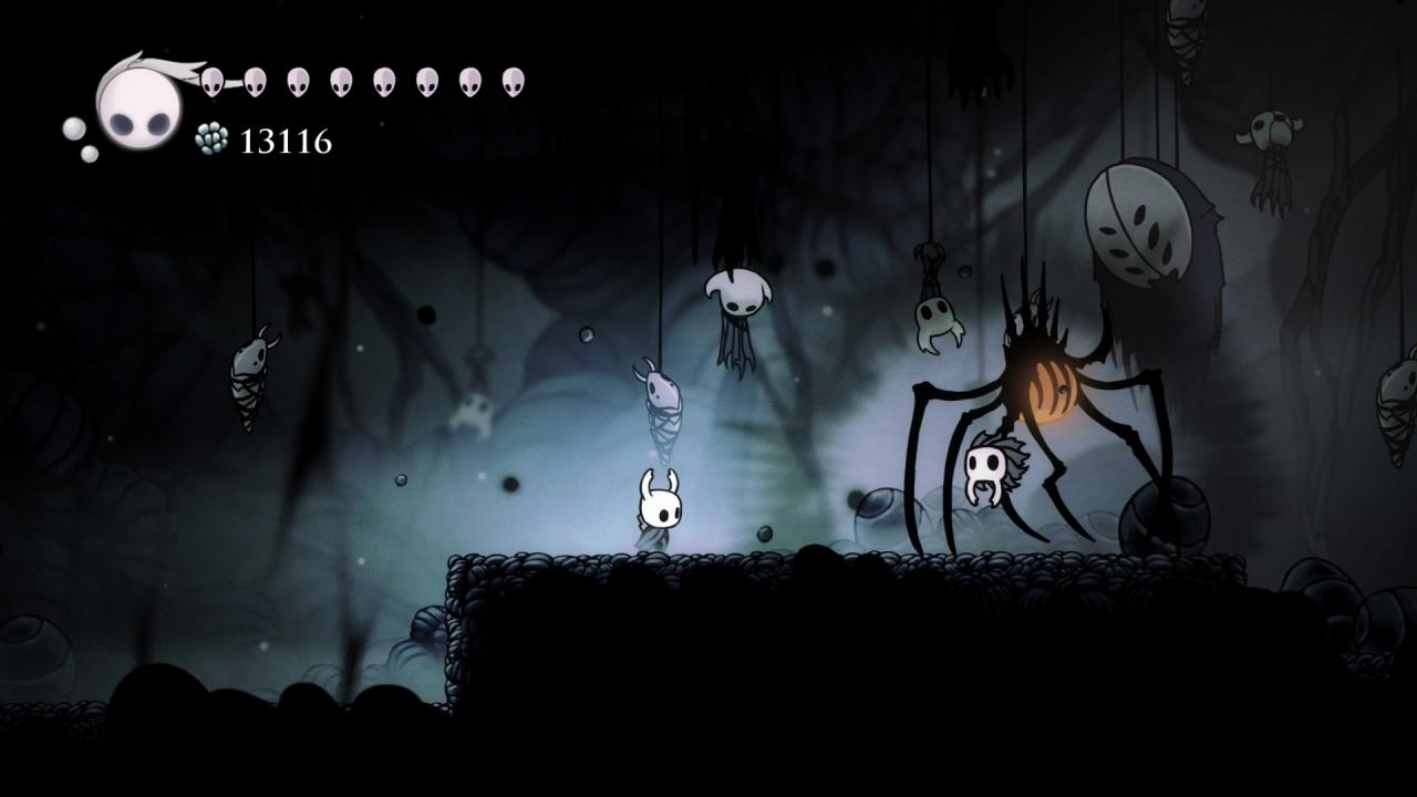 Hollow Knight bietet mehr als 30 Stunden Spielspaß, wenn man wirklich alle Items, Verstecke und Geheimnisse entdecken will.