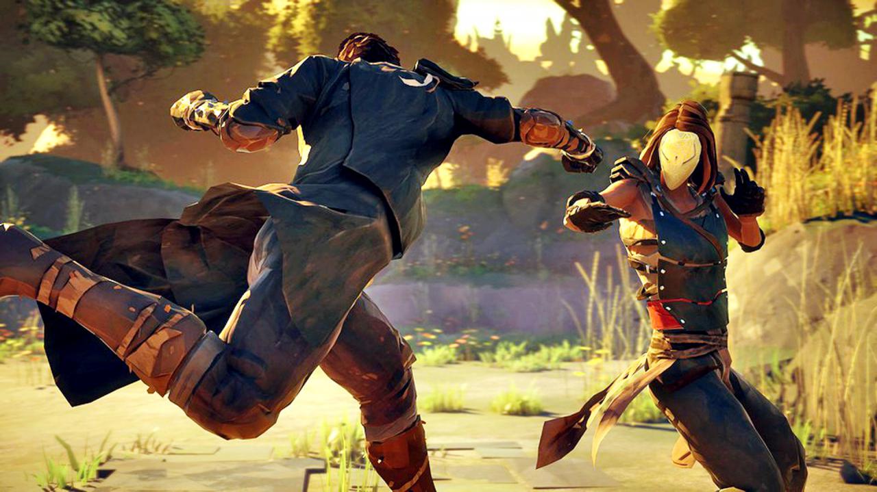 [07/03/2017] Cel Shading: Der Artstyle von Absolver versucht nicht fotorealistisch zu sein, ist aber nah genug an der Wirklichkeit, um Körperproportionen und Bewegungen adäquat abbilden zu können. (PC)
