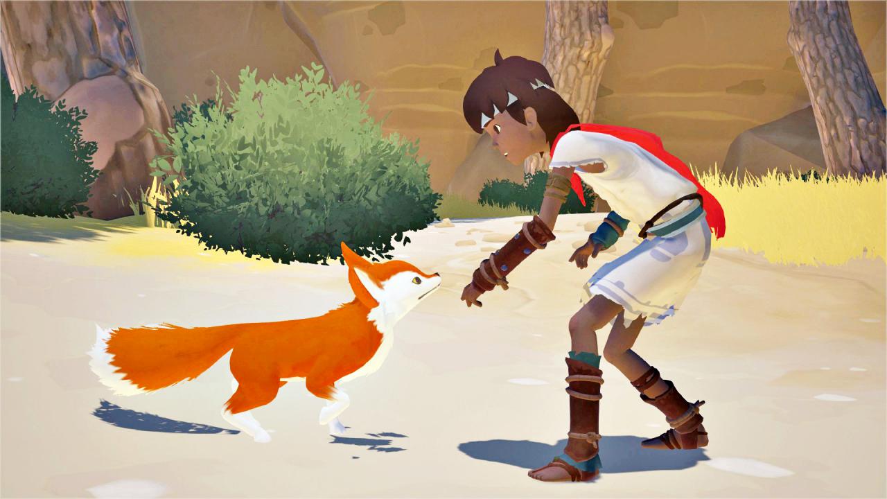 [07/03/2017] Mensch und Tier: Beim Lösen von Rätseln treffen wir manchmal auf diesen kleinen Fuchs. Ob er den Spielern ebenso ans Herz wachsen wird wie Trico aus The Last Guardian? (PS4)