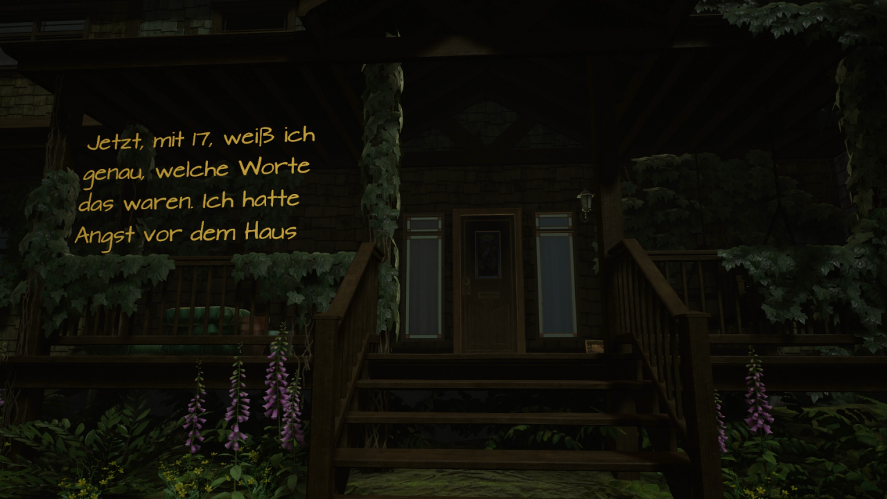 [26/04/2017] Die ins Spiel integrierten Untertitel passen sich nicht nur perfekt in die Umgebung ein, sondern leiten uns auch durch das geradlinige Gameplay.