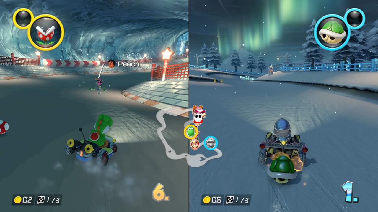 [20/04/2017] Mit den Joy-Cons könnt ihr euch in Mario Kart sofort zu zweit ins Rennen stürzen - ganz ohne weitere Controller zu kaufen.