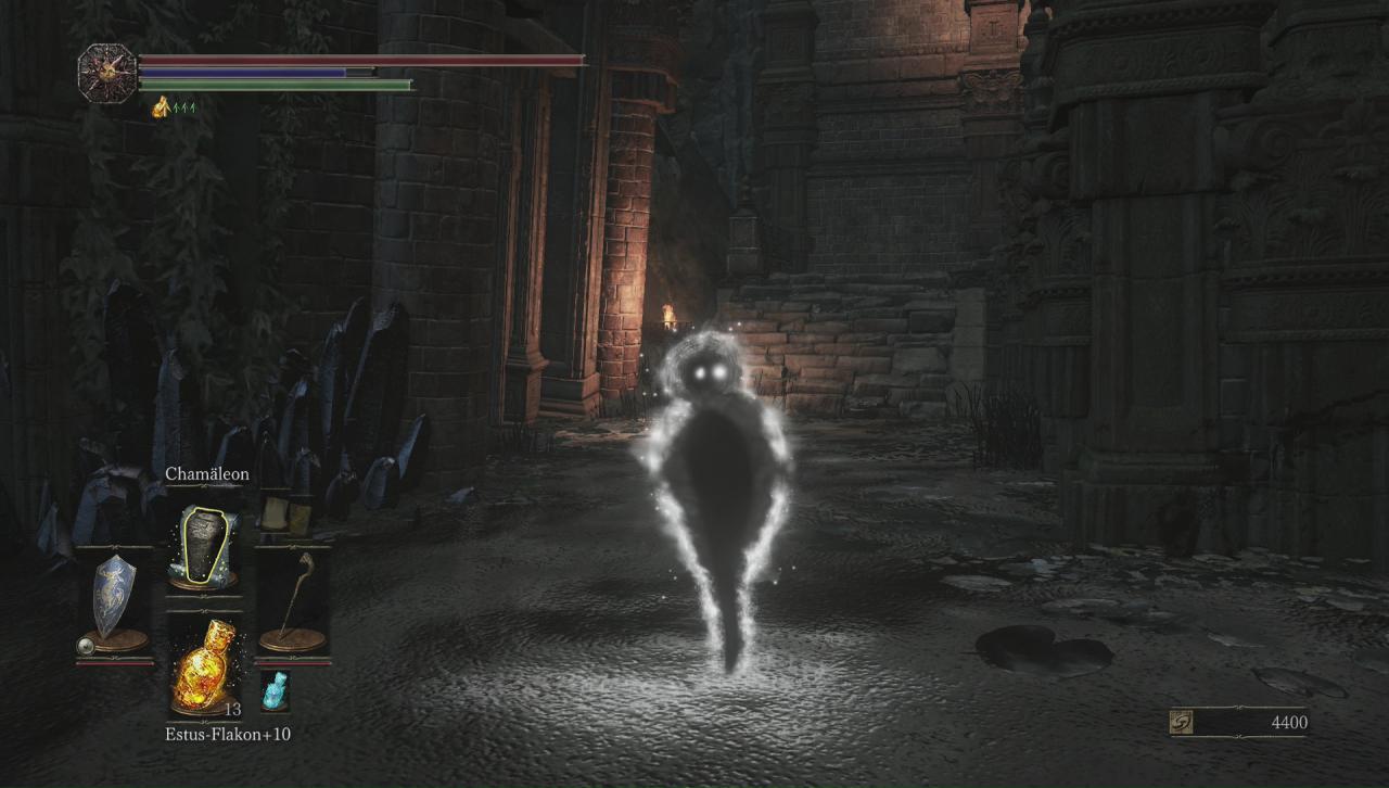 Menschlichkeit in Dark Souls 3.