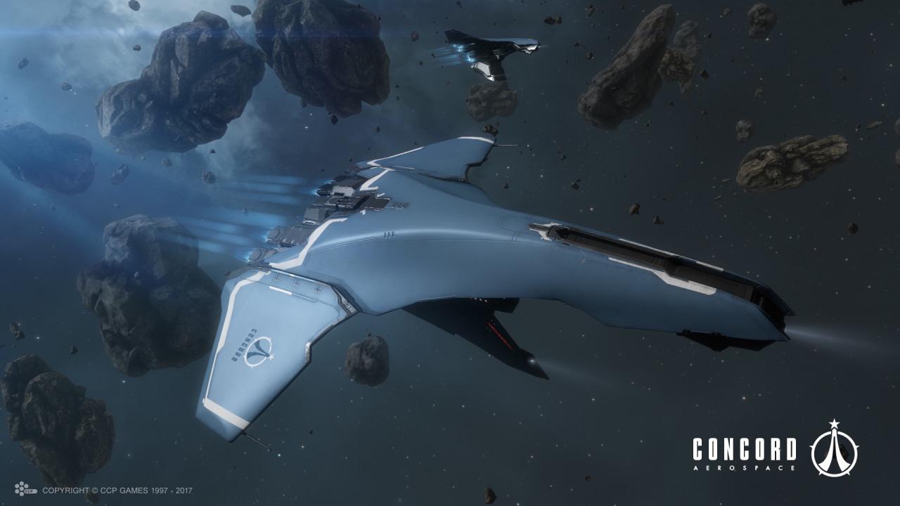 [11/04/2017] Ingame-Objekt als Jubiläumsgeschenk: Um das 20-jährige Bestehen von CCP zu feiern, erhielt jeder Fanfest-Besucher diesen todschicken CONCORD-Kreuzer der Enforcer-Klasse.