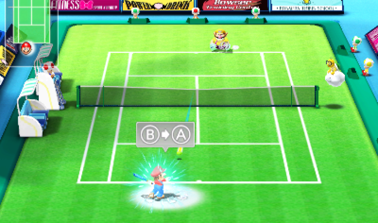 [11/04/2017] Schlagabtausch: Am ­rasantesten sind ohne Frage die ­Tennis-Matches. Hier heißt es: Alles geben, sonst wird das nichts! (3DS)