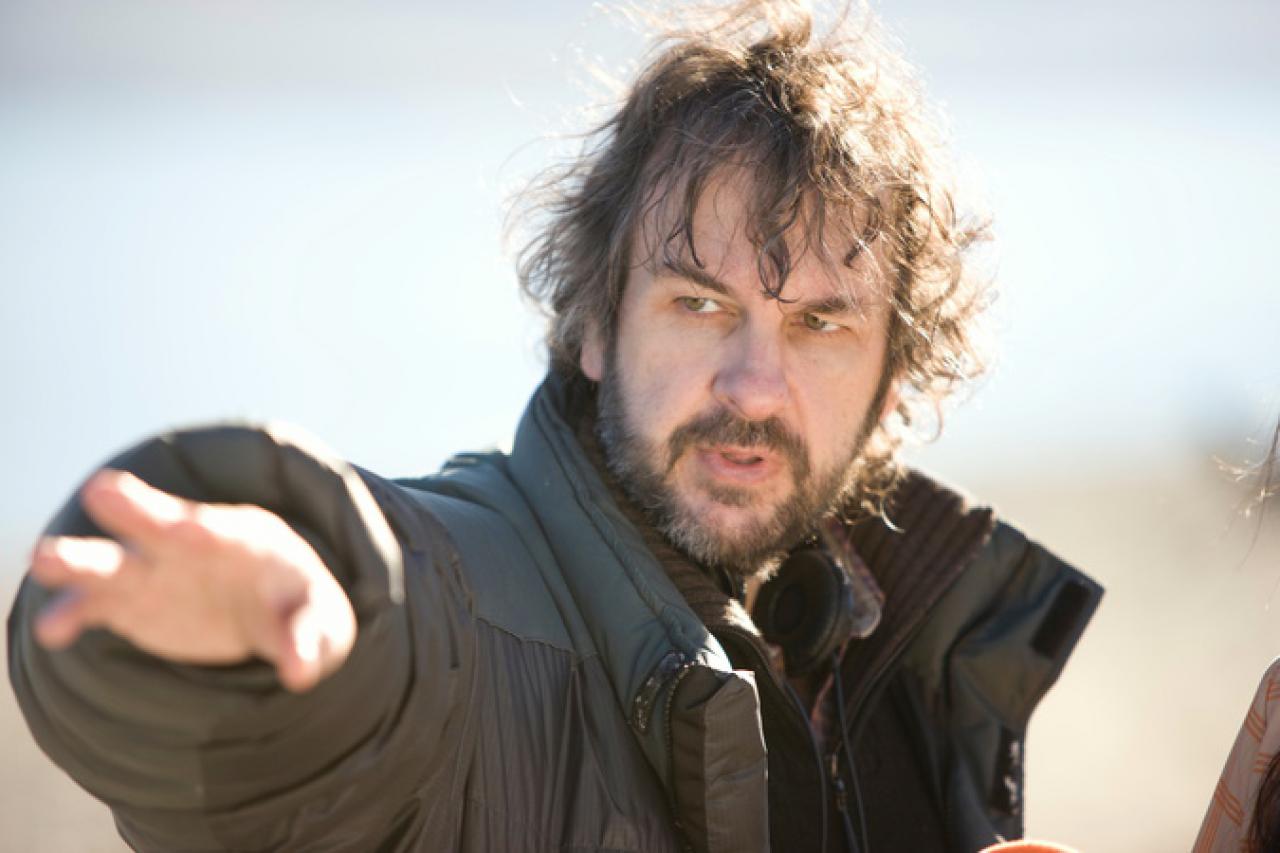 Peter Jackson während Dreharbeiten.