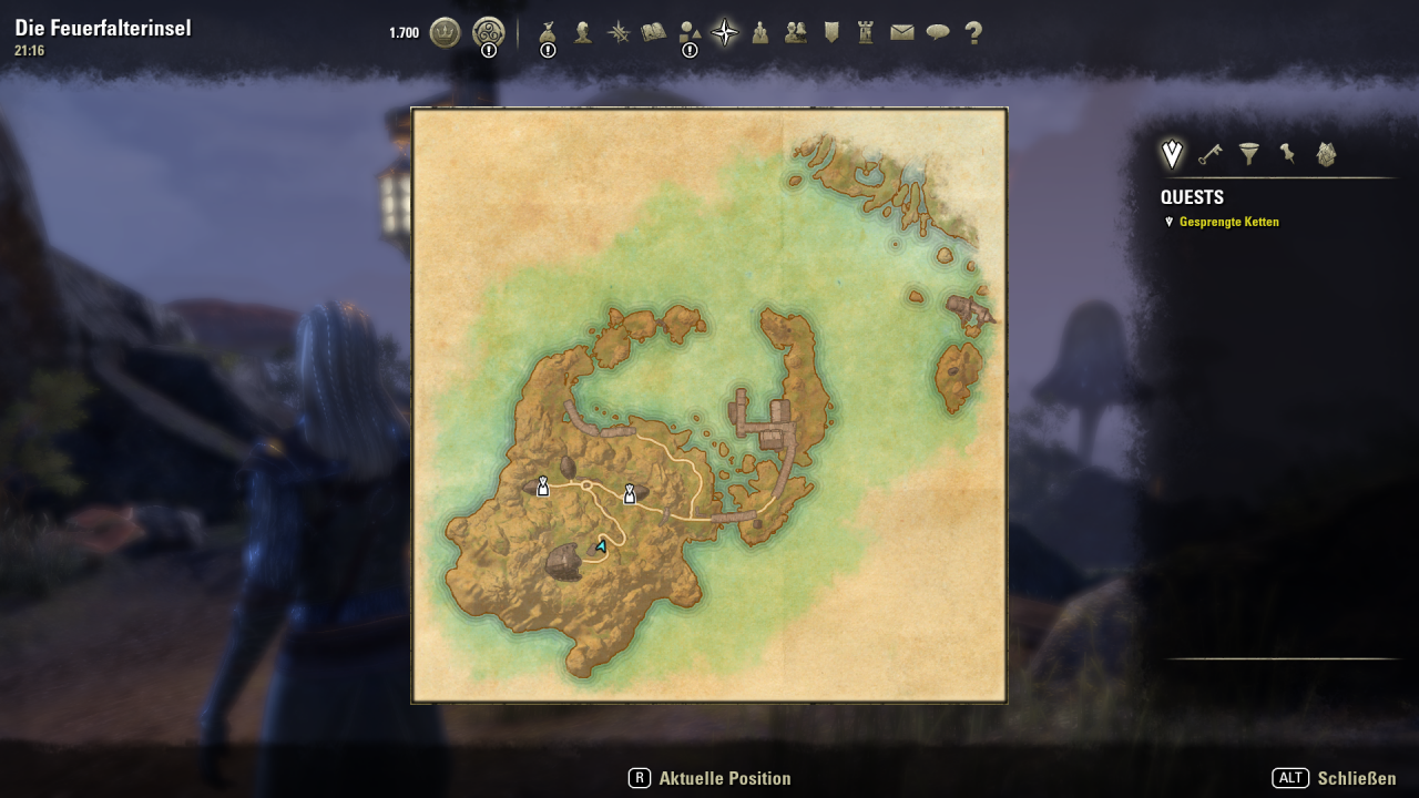 Das Tutorial zu Morrowind absolviert auf der kleinen Feuerfalterinsel.