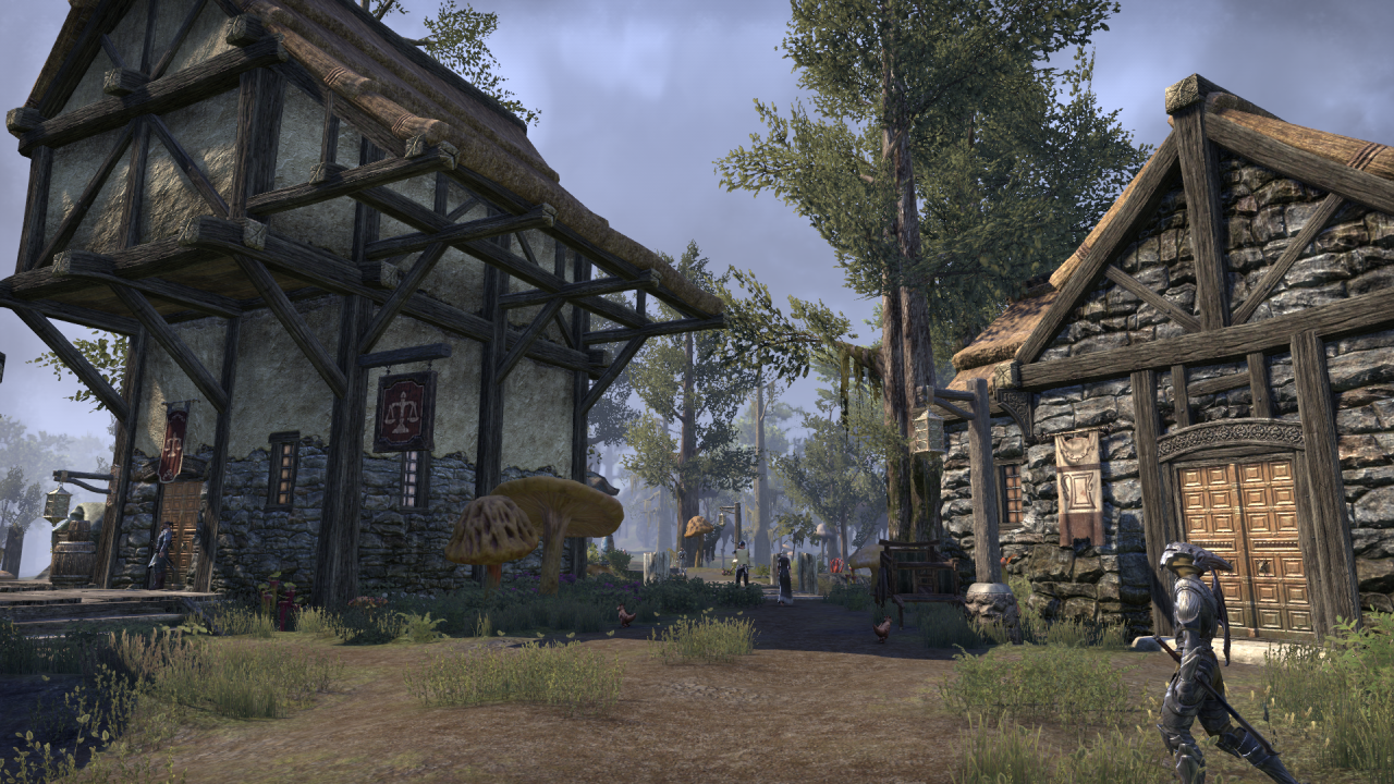 Das mittelalterlich geprägte Seyda Neen ist der Startpunkt eures Abenteuers in Vvardenfell nach dem Prolog.