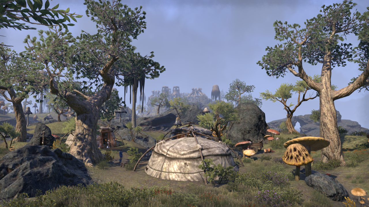 Hoch im Norden von Vvardenfell gelegen, bietet das Lager der Urshilaku Schutz und Unterschlupf.