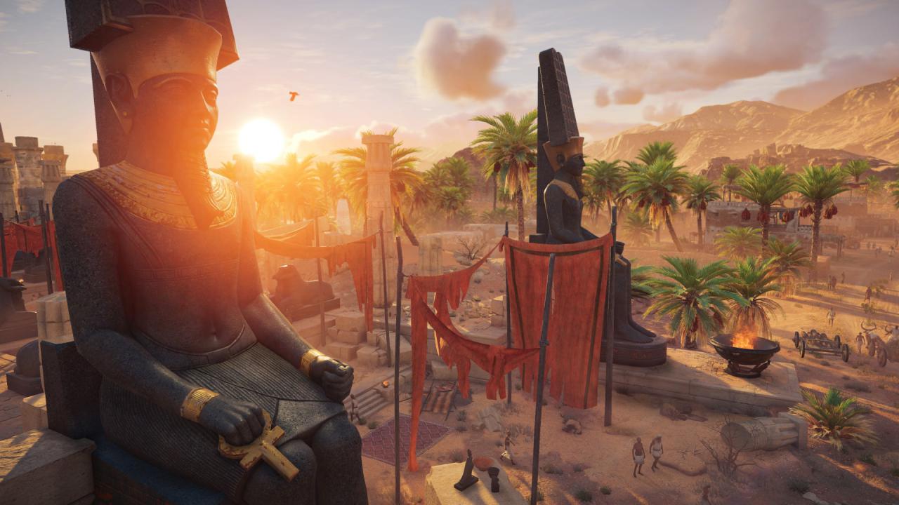 [12/06/2017] Leicht geschönt: Ganz so schön wie auf den von Ubisoft bearbeiteten Screenshots sieht Assassin's Creed: Origins auf der Xbox One X aktuell noch nicht aus. (PC)