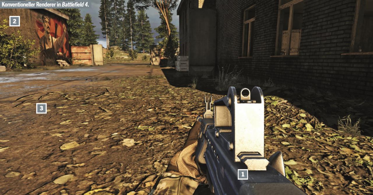 [02/06/2017] Konventioneller Renderer in Battlefield 4.