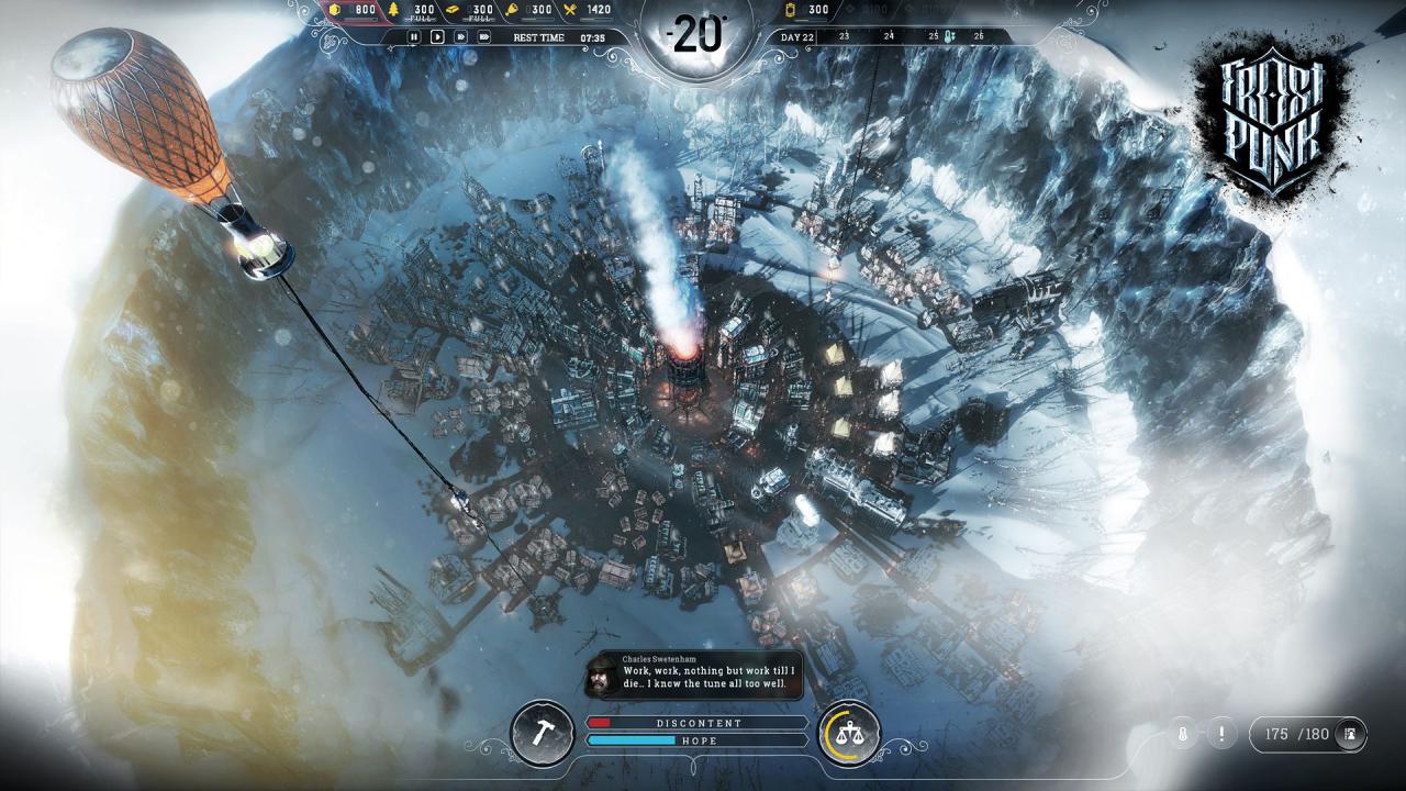 [17/06/2017] Frostpunk: Atmosphärische Aufbaustrategie und erbarmungsloser Überlebenskampf im ewigen Eis.