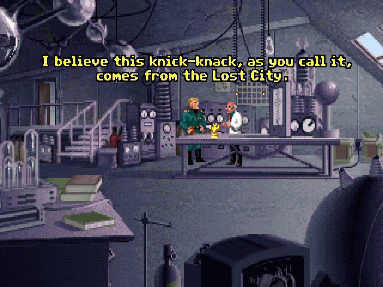 [04/06/2017] LucasArts ließ auch eine CD-ROM-Version mit englischer Sprachausgabe entwickeln.