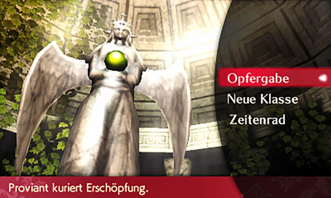 [21/06/2017] In Dungeons findet ihr göttliche Statuen. Hier ändert ihr die Klasse eurer Figuren, ihr könnt euch aber auch ausruhen und das Zeitenrad einsetzen.