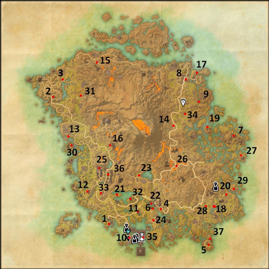 [16/06/2017] TESO: Morrowind: Alle 36 Lektionen von Vivec auf einen Blick.