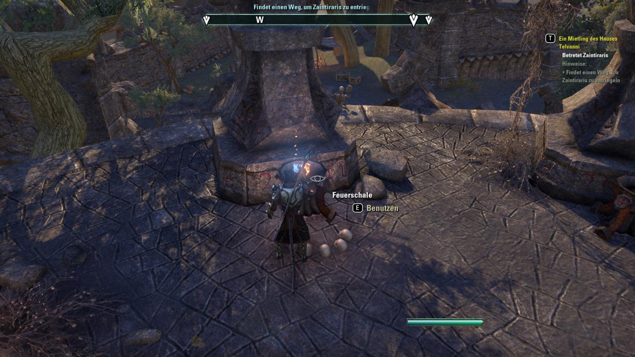 [11/06/2017] TESO: Morrowind: Ein Mietling des Hauses Telvanni - Die Zahl der Schädel bei den Feuerschalen ist entscheidend!