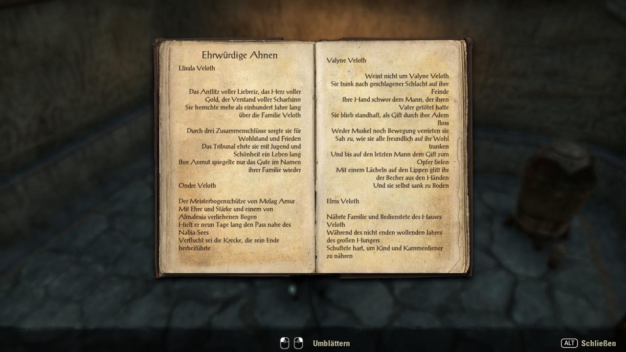 [14/06/2017] TESO: Morrowind: Widrigkeiten der Ahnen - In diesem Buch finden wir die entscheidenden Hinweise.