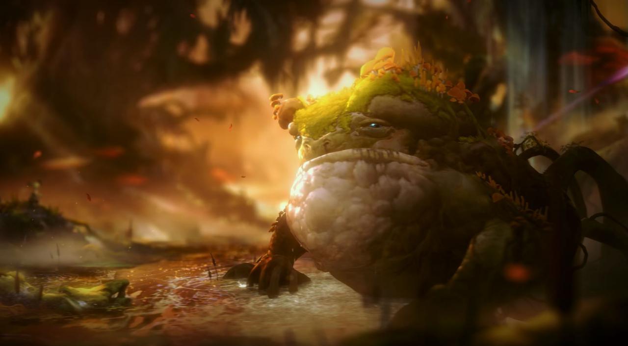 [16/06/2017] Ist das der Froschkönig? Die Figuren und Welten von Ori and the Will of the Wisps könnten auch glatt aus einem Märchenbuch stammen.