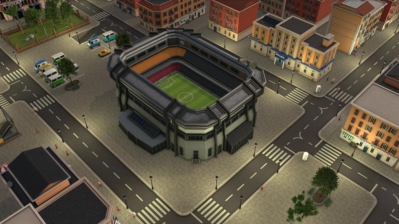 [08/06/2017] An bestimmten Orten wie diesem Stadion sollen auch Events stattfinden. (Screenshot aus früher Alpha-Version)