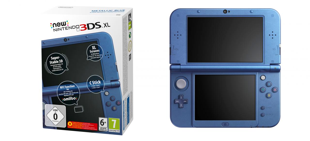 Der New Nintendo 3DS XL und seine Verpackung.