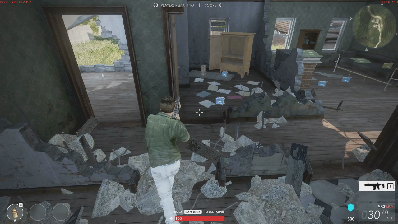 [19/07/2017] An Beute mangelt es in Last Man Standing nicht. In diesem Wohnzimmer fanden wir beispielsweise jede Menge Munition und zahlreiche Schutzwesten.