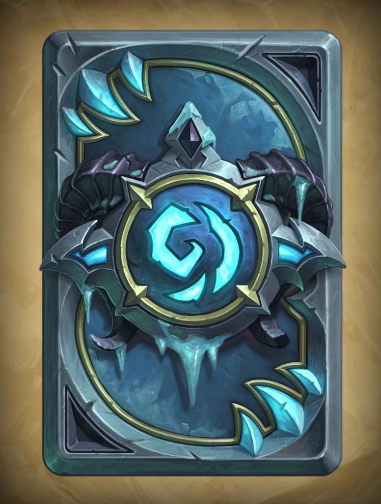 [06/07/2017] Hearthstone: Ritter des Frostthrons - der Frostgram-Kartenrücken