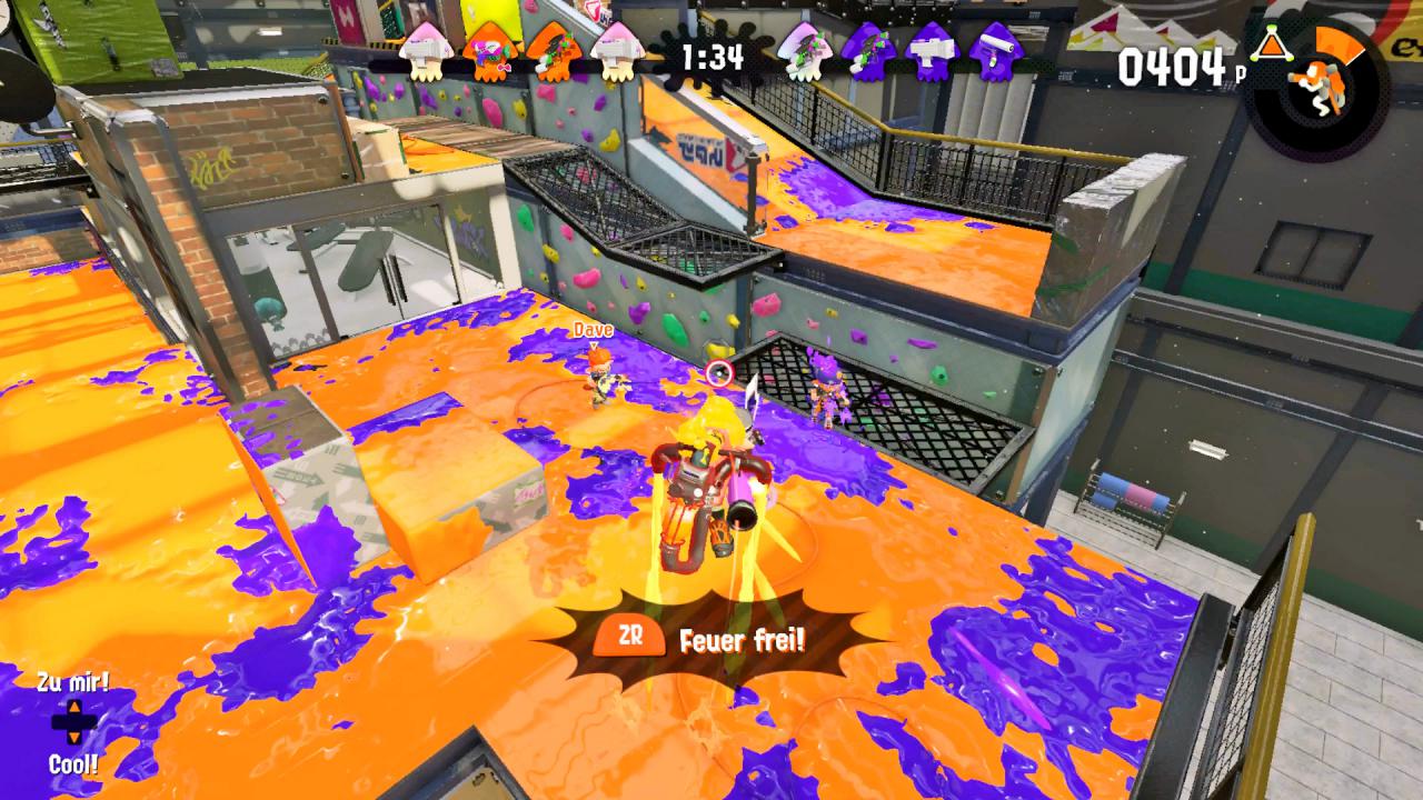 Nur wer fleißig den Boden einfärbt, füllt seine Spezialwaffenleiste. Die Superwummen wurden für Splatoon 2 komplett neu gestaltet und sind sehr abwechslungsreich.