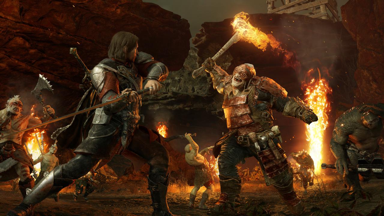 Im Verlauf der umfangreichen Story des Action-Adventures dringt ihr tief in das Reich Mordor vor, um Saurons Truppen zu schlagen.