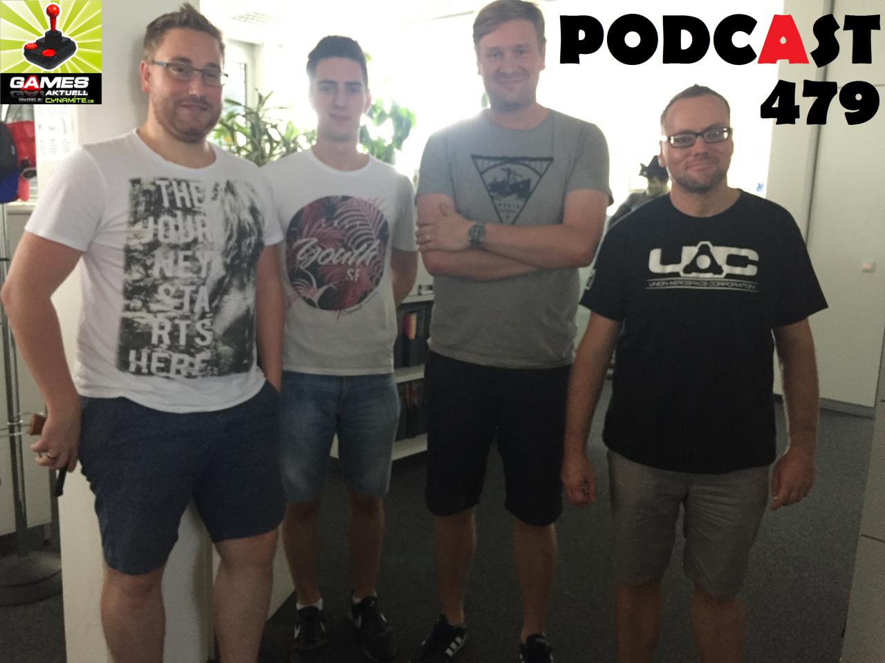 [25/08/2017] Games Aktuell Podcast 479: Matthias, Benedikt, Matti, Thomas