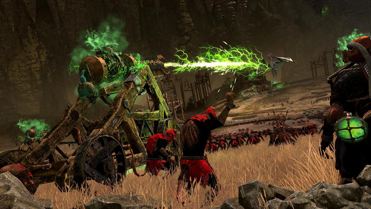 [18/08/2017] Erfinderisch: Auch die Skaven führen eine Vielzahl bizarrer Belagerungswaffen ins Feld, darunter dieses durchschlagende Seuchenklauenkatapult.