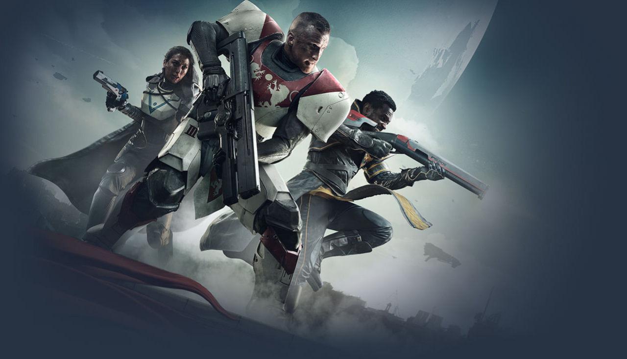 Drei Helden aus dem Shooter Destiny 2, der am 24. Oktober für den PC erscheint. 