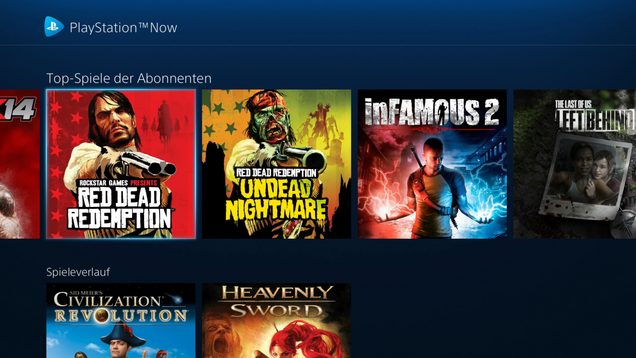 [18/08/2017] Mit PS Now erhaltet ihr Zugriff auf über 650 PlayStation-Spiele.