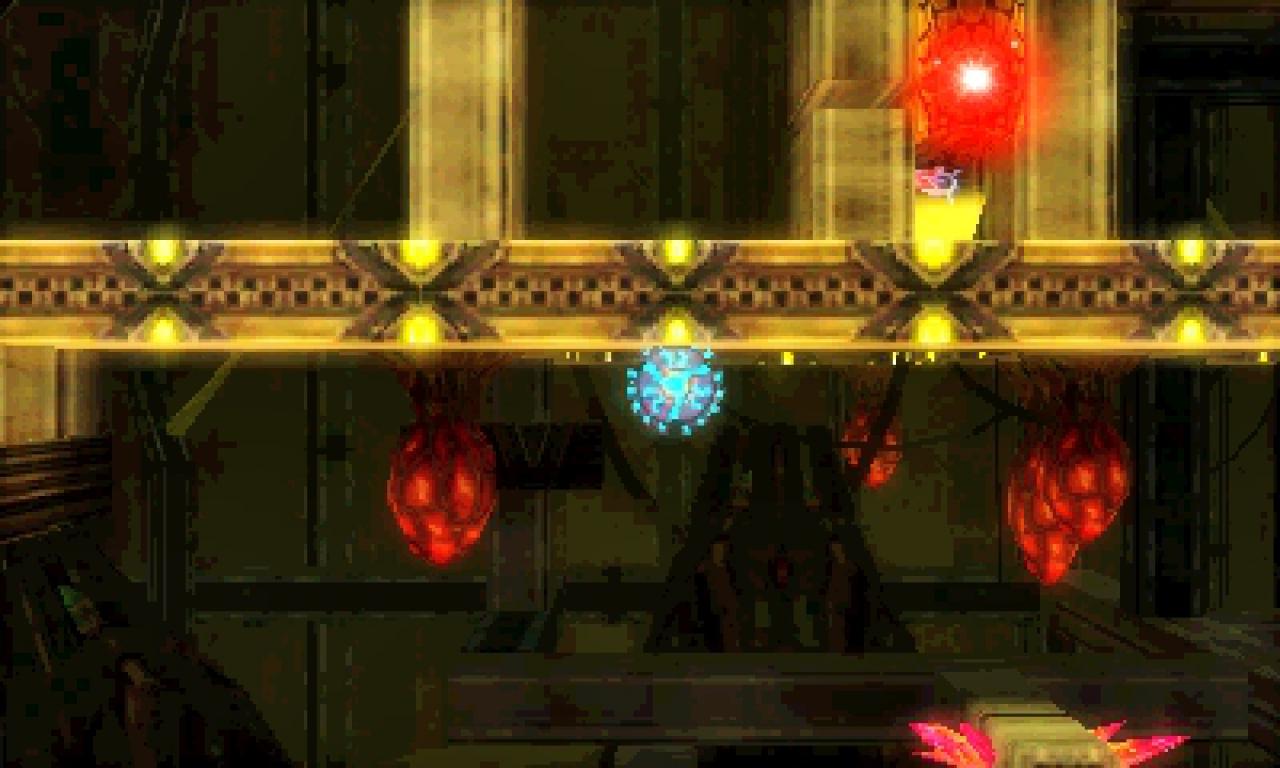 [14/09/2017] Der Spiderball feierte in Metroid 2 seinen Einstand und ist natürlich auch im Remake mit an Bord. Dank ihm können wir auf fast allen Oberflächen haften und entlangrollen.