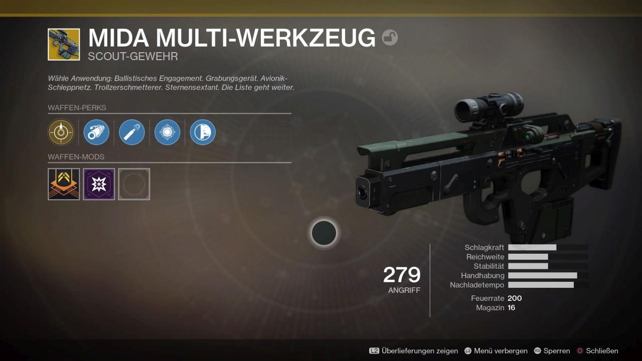 [09/09/2017] MIDA Multi-Werkzeug in Destiny 2