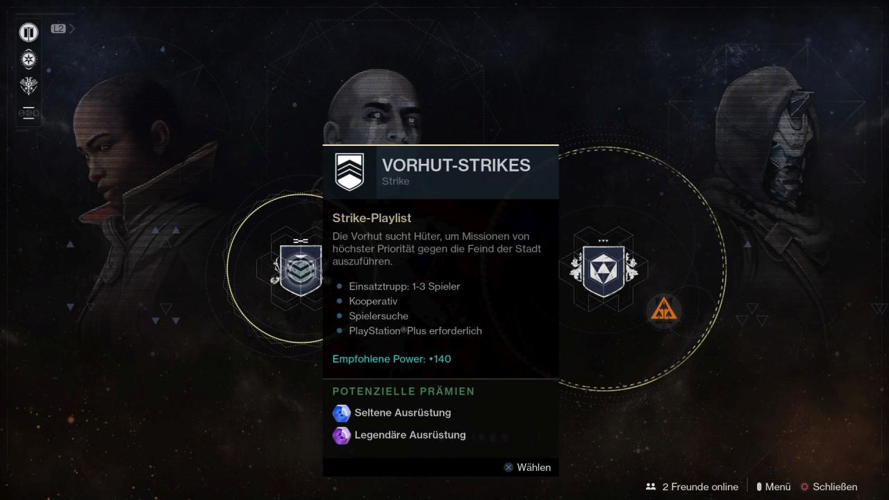 [22/09/2017] Der Director in Destiny 2 gewährt euch Zutritt zu den Strikes.