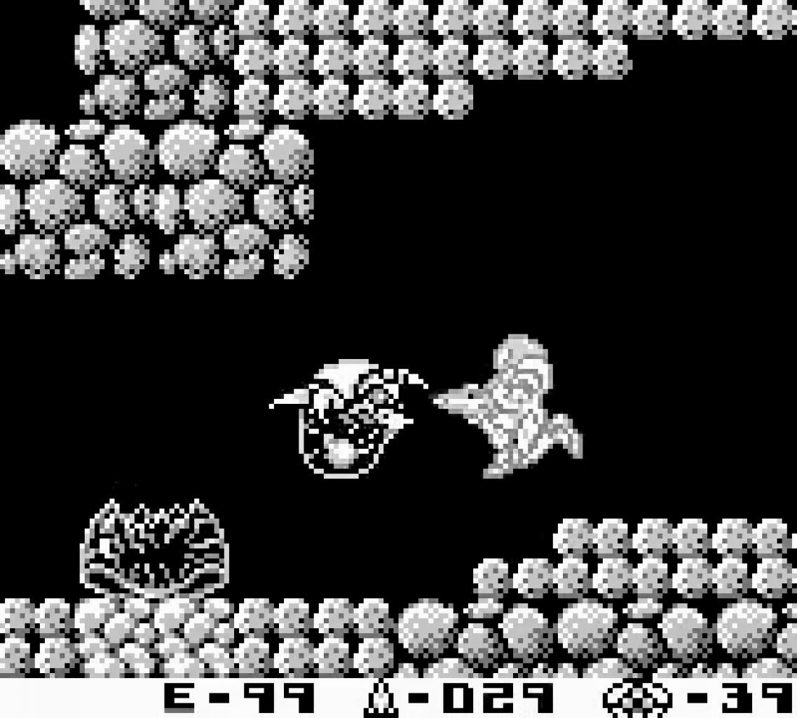[14/09/2017] Das erste Aufeinandertreffen mit einem Metroid ist inszenatorisch ähnlich ...