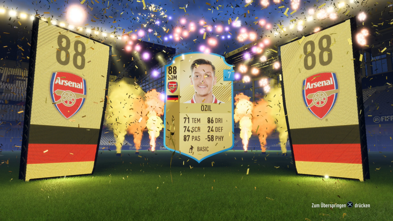 [29/09/2017] Die Aufgaben geben euch sogar Gold-Packs, in denen sich Weltstars, wie Mesut Özil verstecken können.