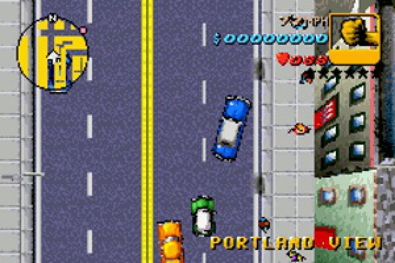 [29/09/2017] GBA Advance simuliert auf dem Handheld erfolgreich das Aussehen des allerersten GTA-Spiels. 3D-Titel waren auf der Plattform nur mit cleveren Programmiertricks möglich.