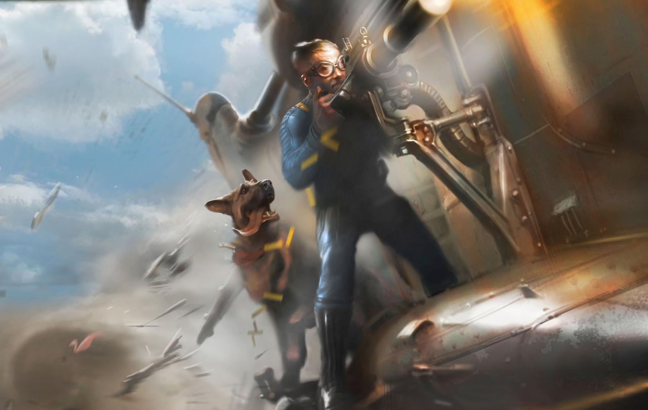 [28/09/2017] Ist er nicht ein braver Junge, der Dogmeat? Ja, was liegt näher als ein Hund als Begleiter durch die Postapokalypse, oder? Die Idee dazu geht auf die Romanreihe Der Junge und sein Hund zurück – und auf ein Plakat des ersten Mad Max-Films. Dogmeat hatte seinen ersten Auftritt in Fallout 1. Seitdem ist ein Hund mit diesem Namen in jedem Hauptteil der Serie vertreten.