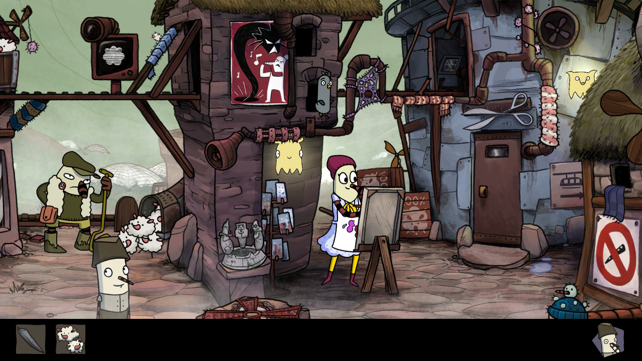[01/09/2017] Im 2D-Adventure The Inner World 2 muss Flötennase Robert erneut mit Rebellin Laura und Taube Hack seine Heimat Asposien vor einem fiesen Bösewicht retten.&nbsp; (3)